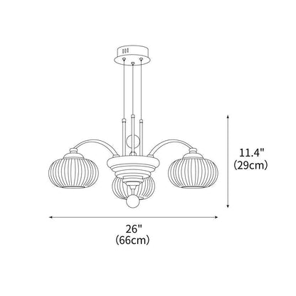 Golden Harvest Chandelier