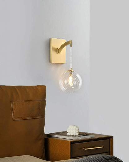 Golden Globe Wall Light
