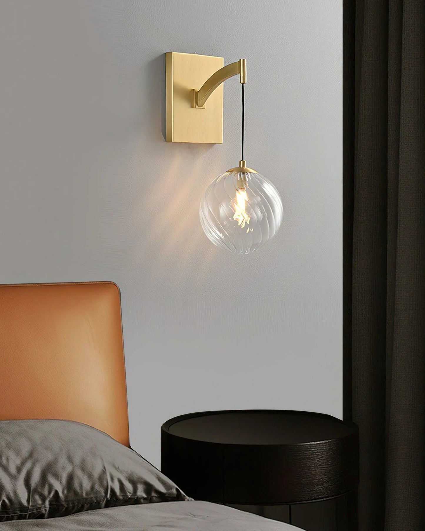 Golden Globe Wall Light
