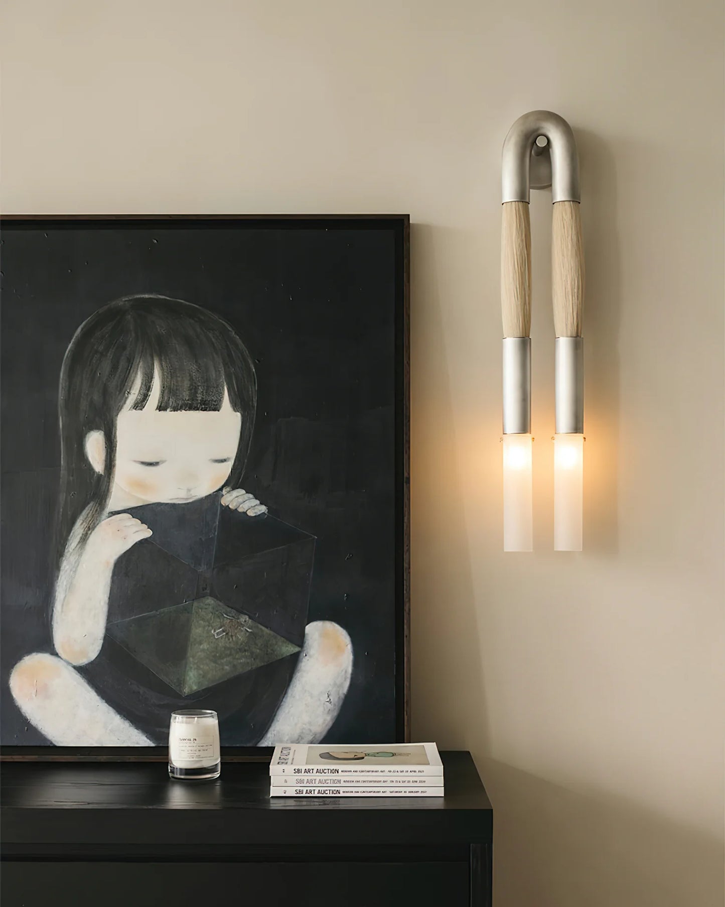Horsehair Wall Lamp