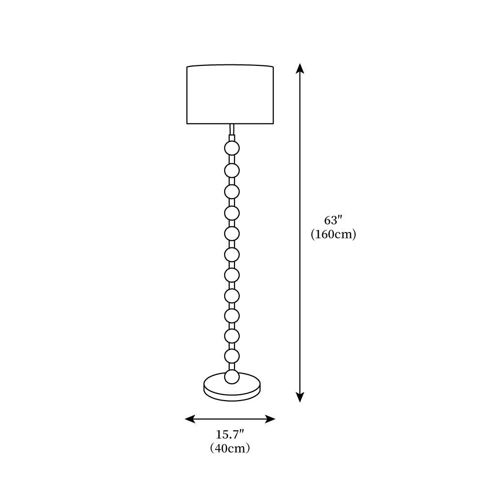 Hugo Barbell Floor Lamp