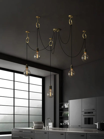 Industrial Spider Chandelier