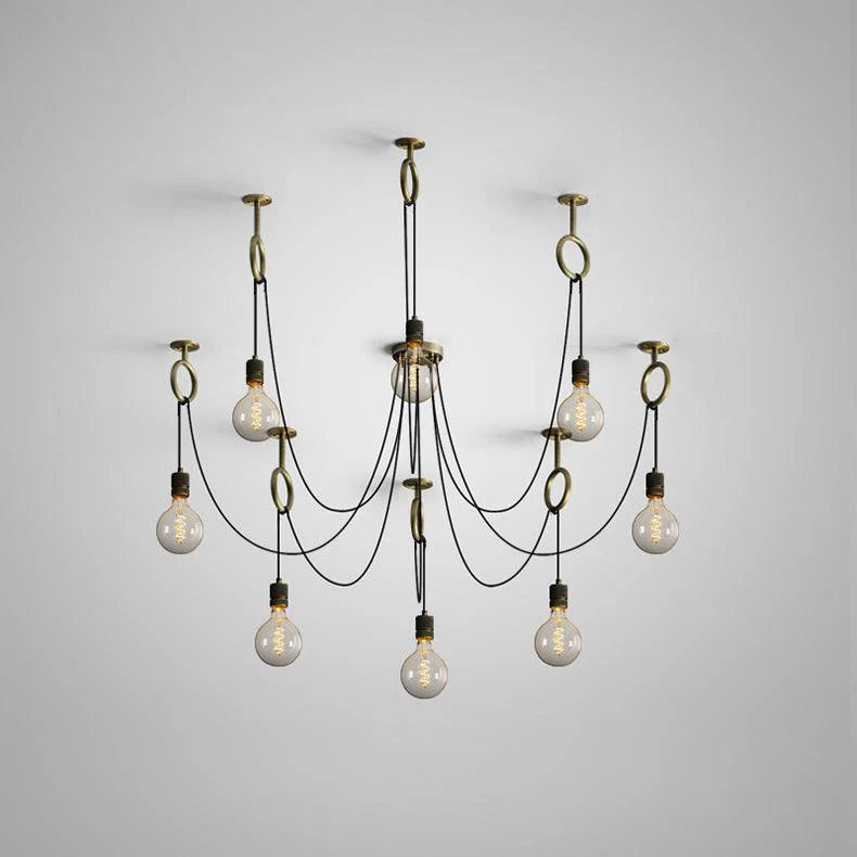 Industrial Spider Chandelier