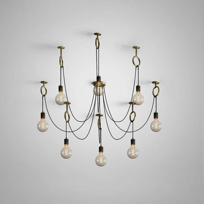 Industrial Spider Chandelier