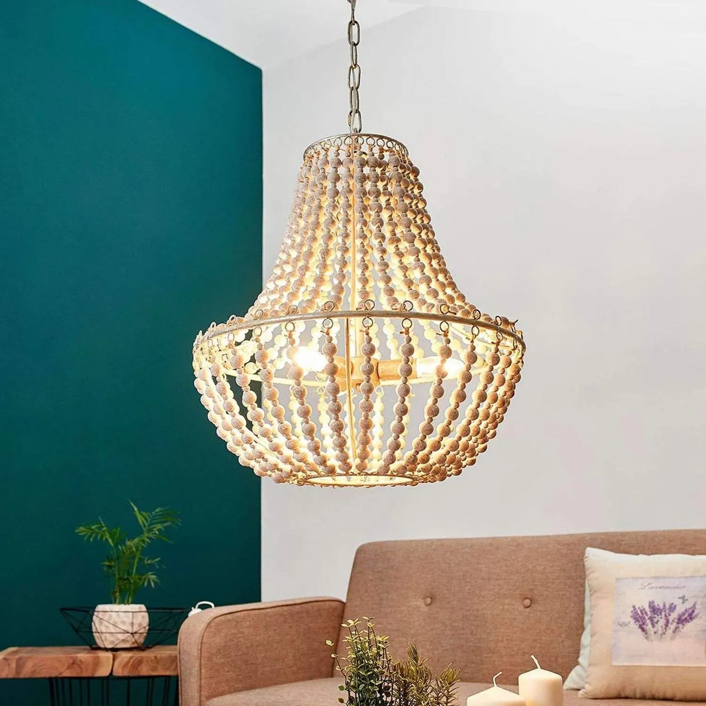 Juliette Wood Chandelier