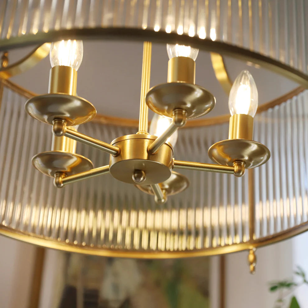 Lambeth Glass Chandelier