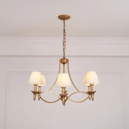 Lenore Aged Gold Chandelier