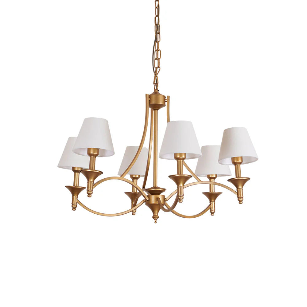 Lenore Aged Gold Chandelier