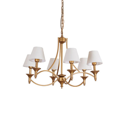 Lenore Aged Gold Chandelier