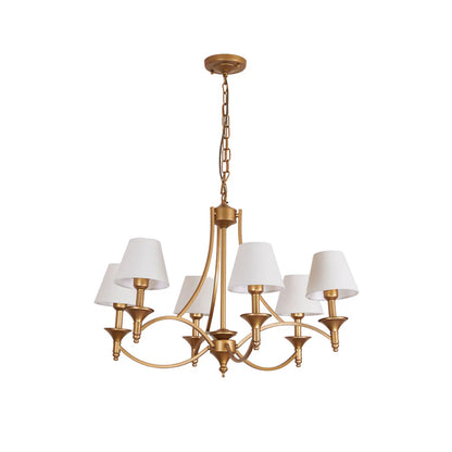 Lenore Aged Gold Chandelier