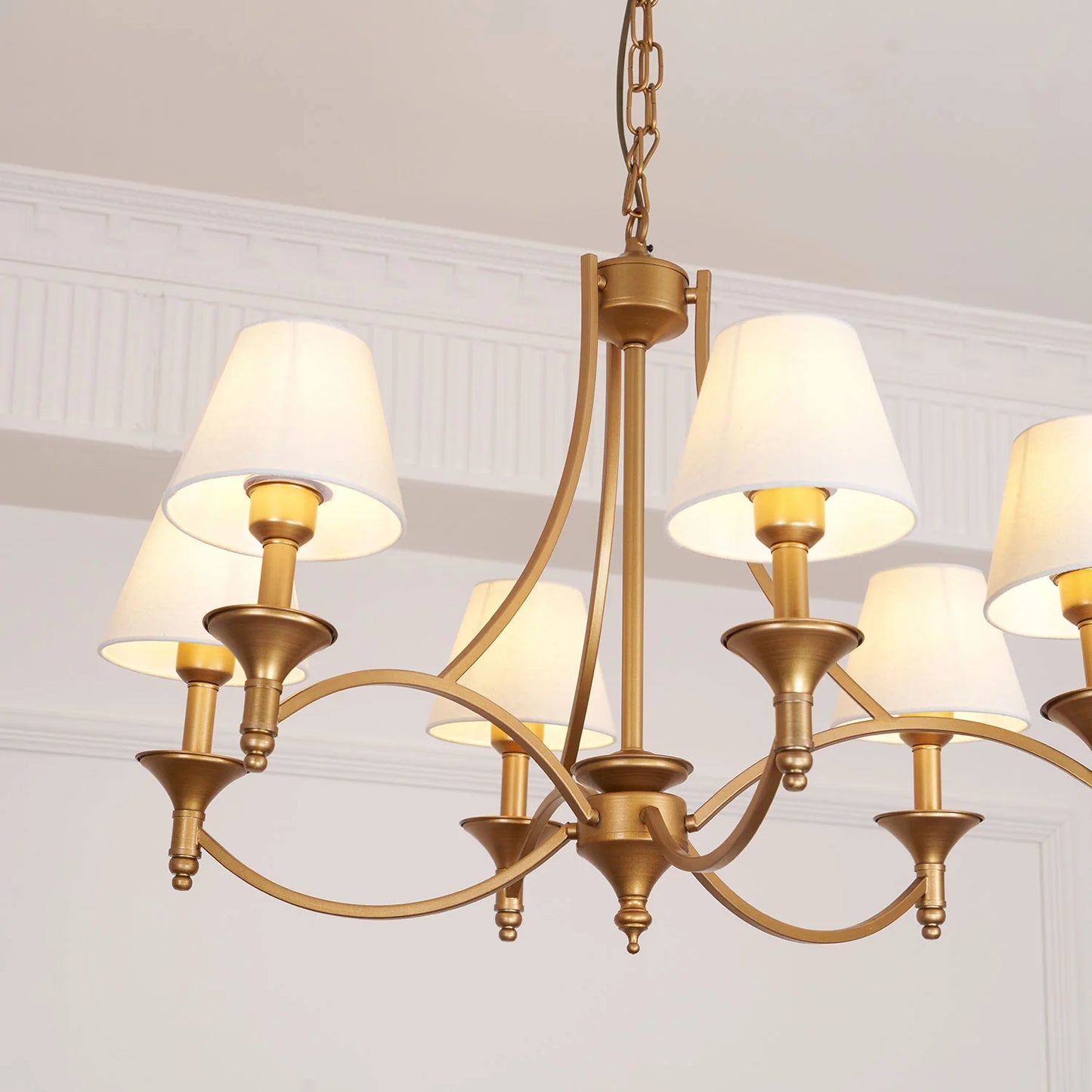 Lenore Aged Gold Chandelier