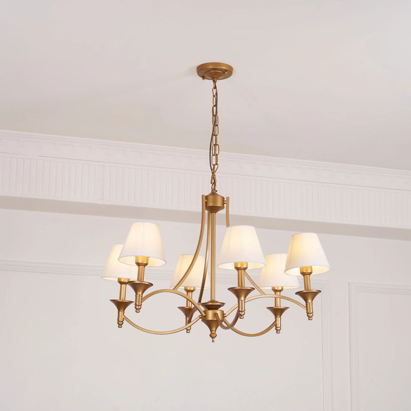 Lenore Aged Gold Chandelier