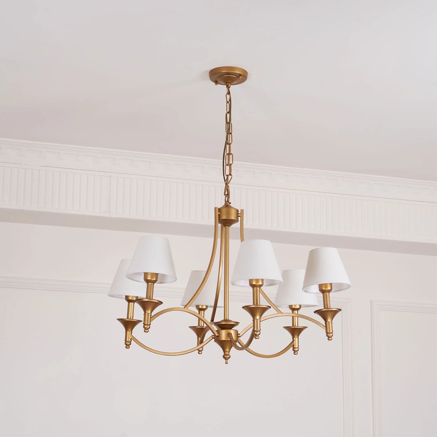 Lenore Aged Gold Chandelier