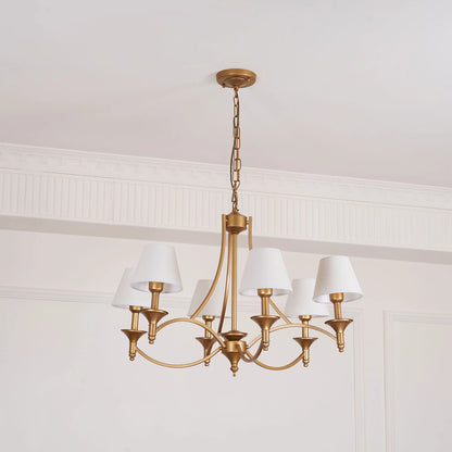 Lenore Aged Gold Chandelier