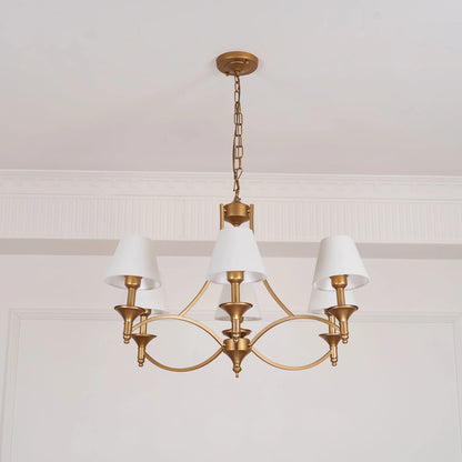 Lenore Aged Gold Chandelier