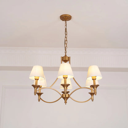 Lenore Aged Gold Chandelier