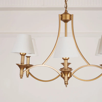 Lenore Aged Gold Chandelier