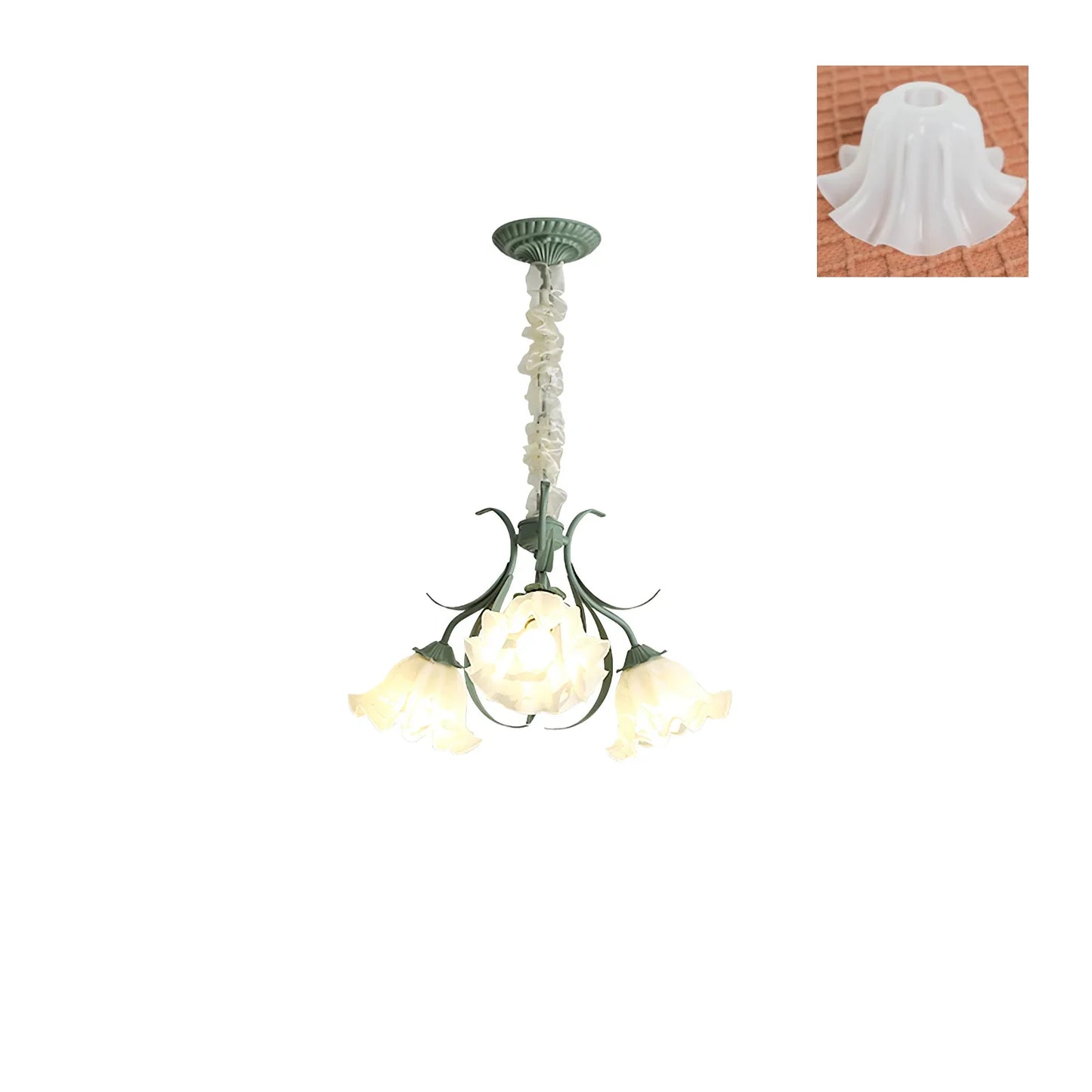 Lily of the Valley Flower Chandelier