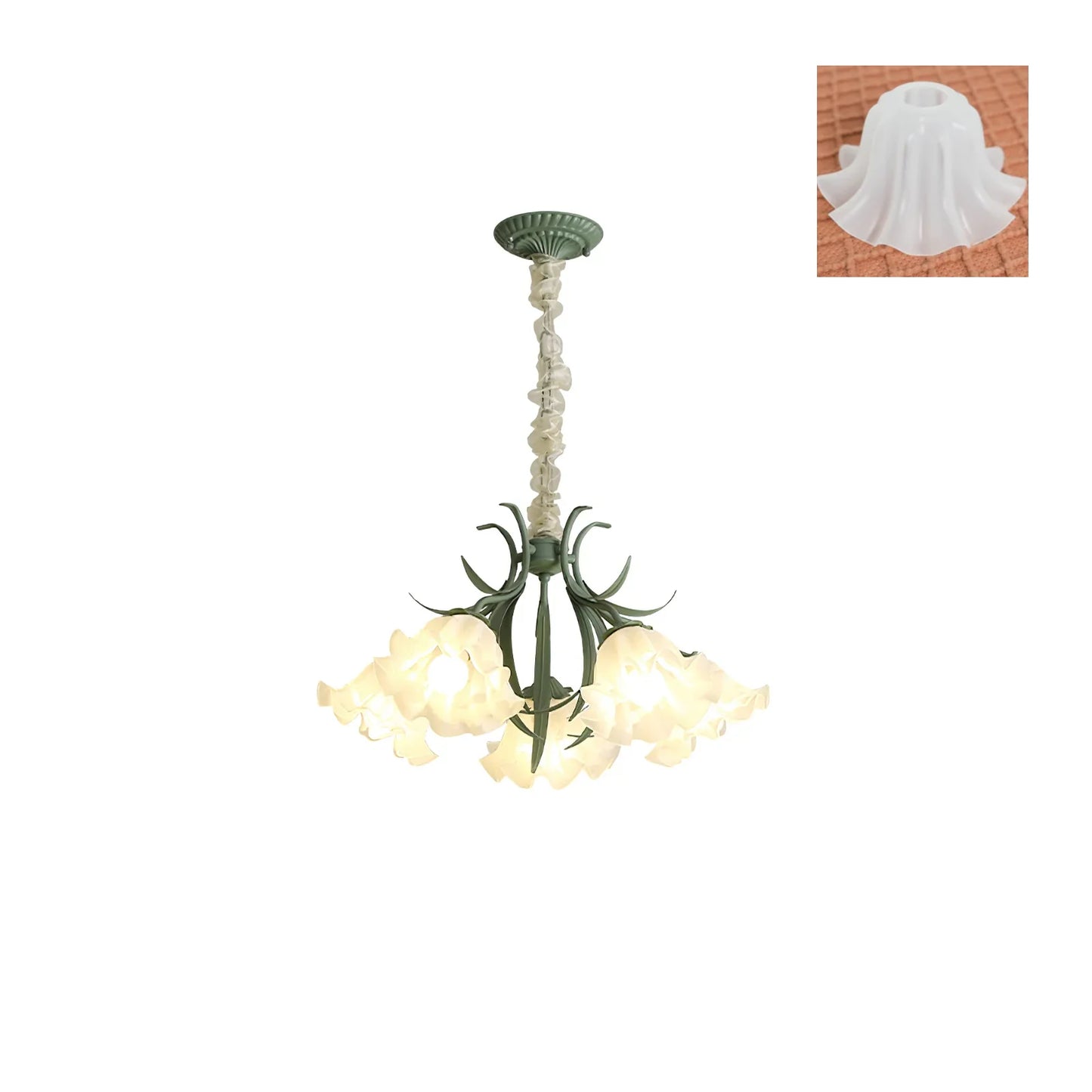 Lily of the Valley Flower Chandelier