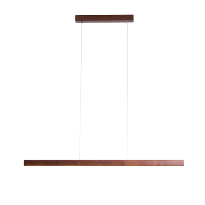 Linear Wooden Pendant Light