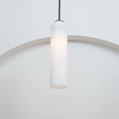 Long Tube Glass Pendant Light