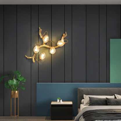 Lotus Seed Right Wall Lamp