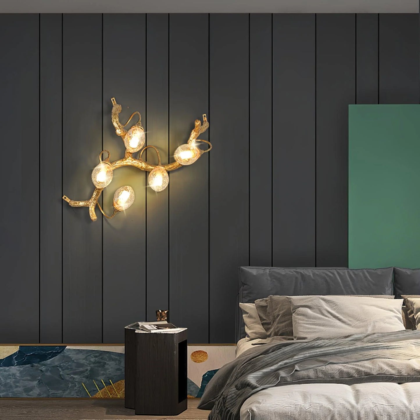 Lotus Seed Right Wall Lamp