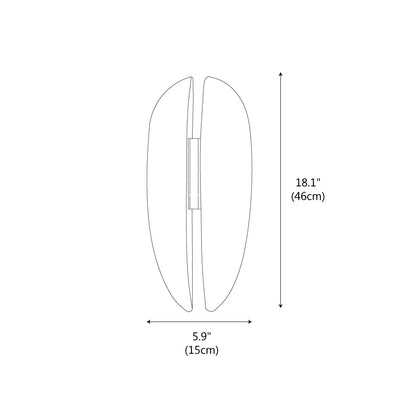 Luna Abalaster Wall Lamp