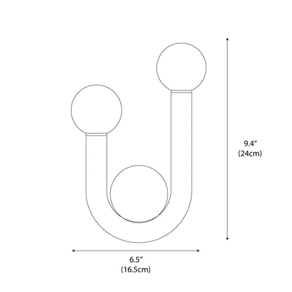 Luna U-shaped Wall Lamp