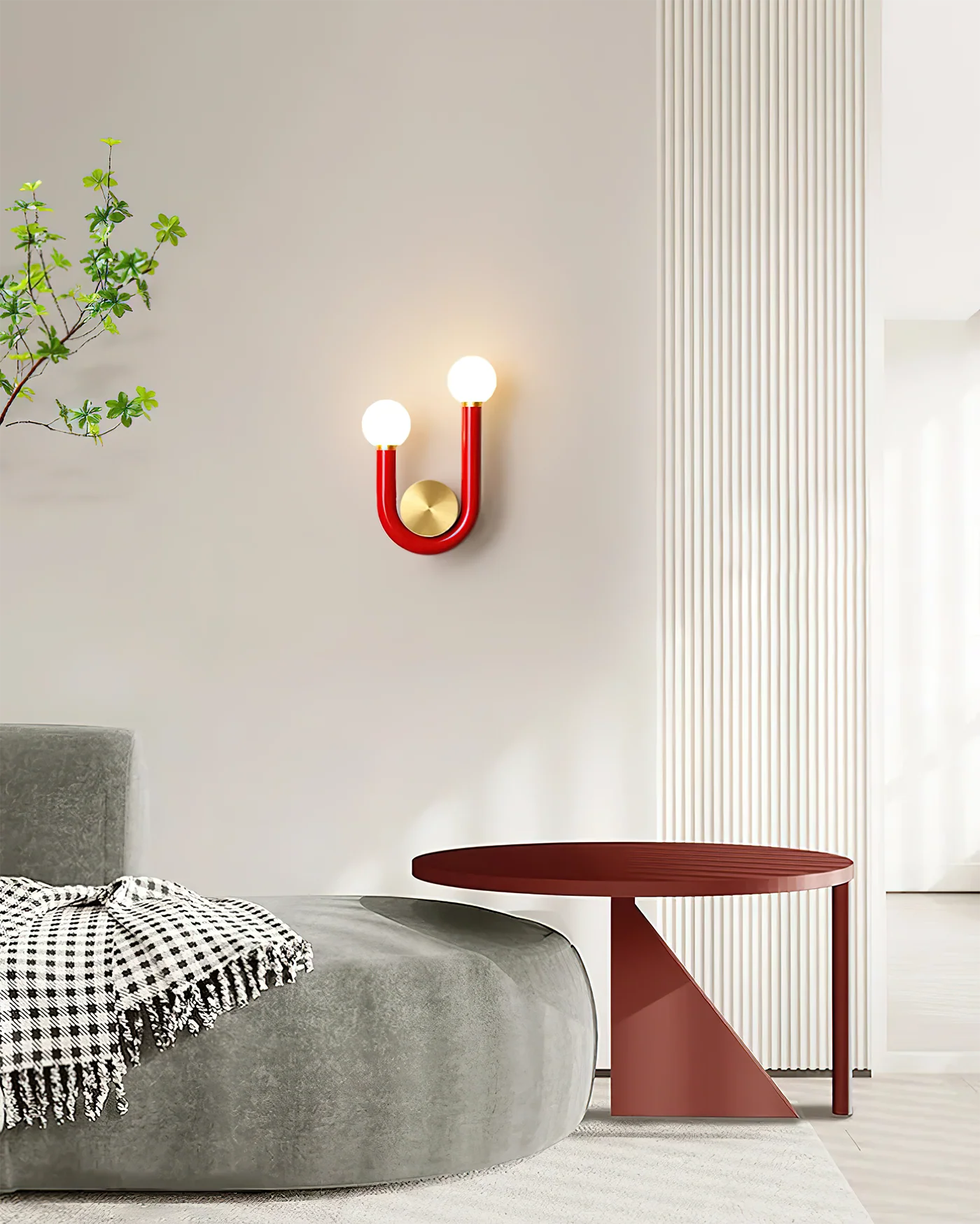 Luna U-shaped Wall Lamp