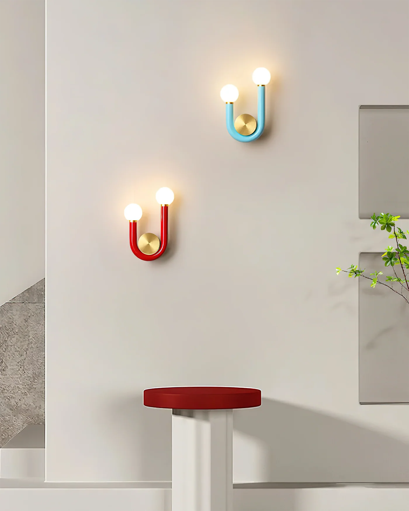 Luna U-shaped Wall Lamp