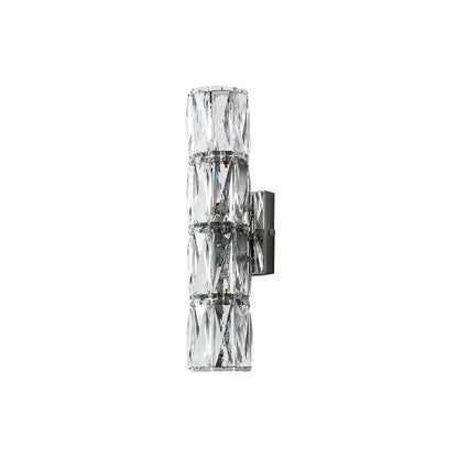 Luxury Crystal Column LED Wall Lamp