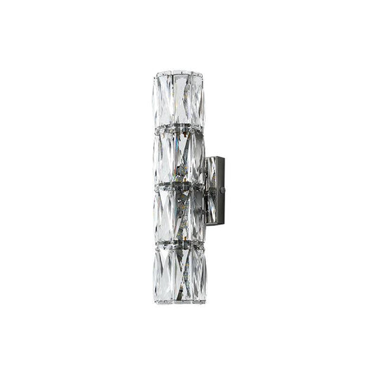 Luxury Crystal Column LED Wall Lamp