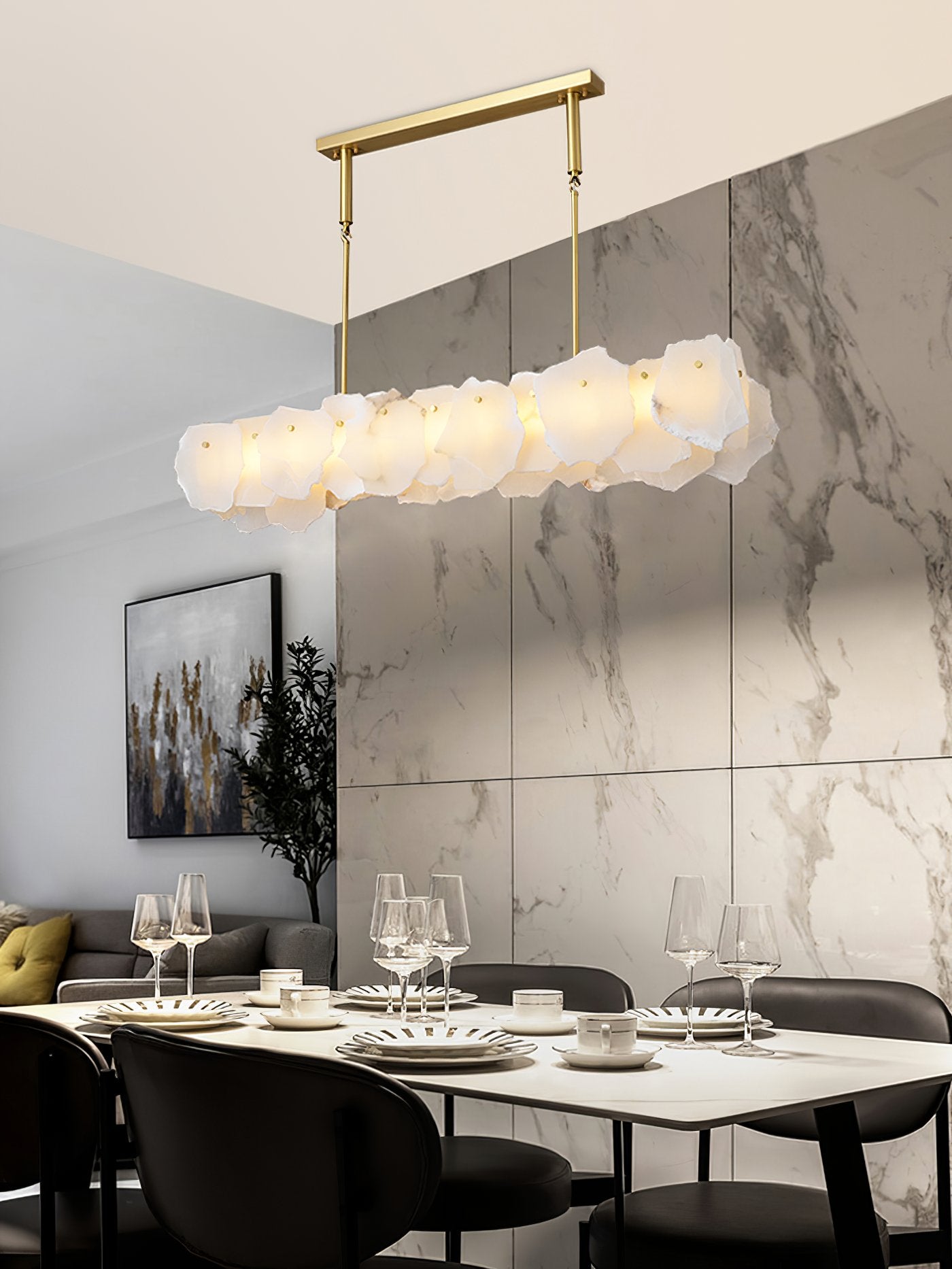 Magari Alabaster Chandelier