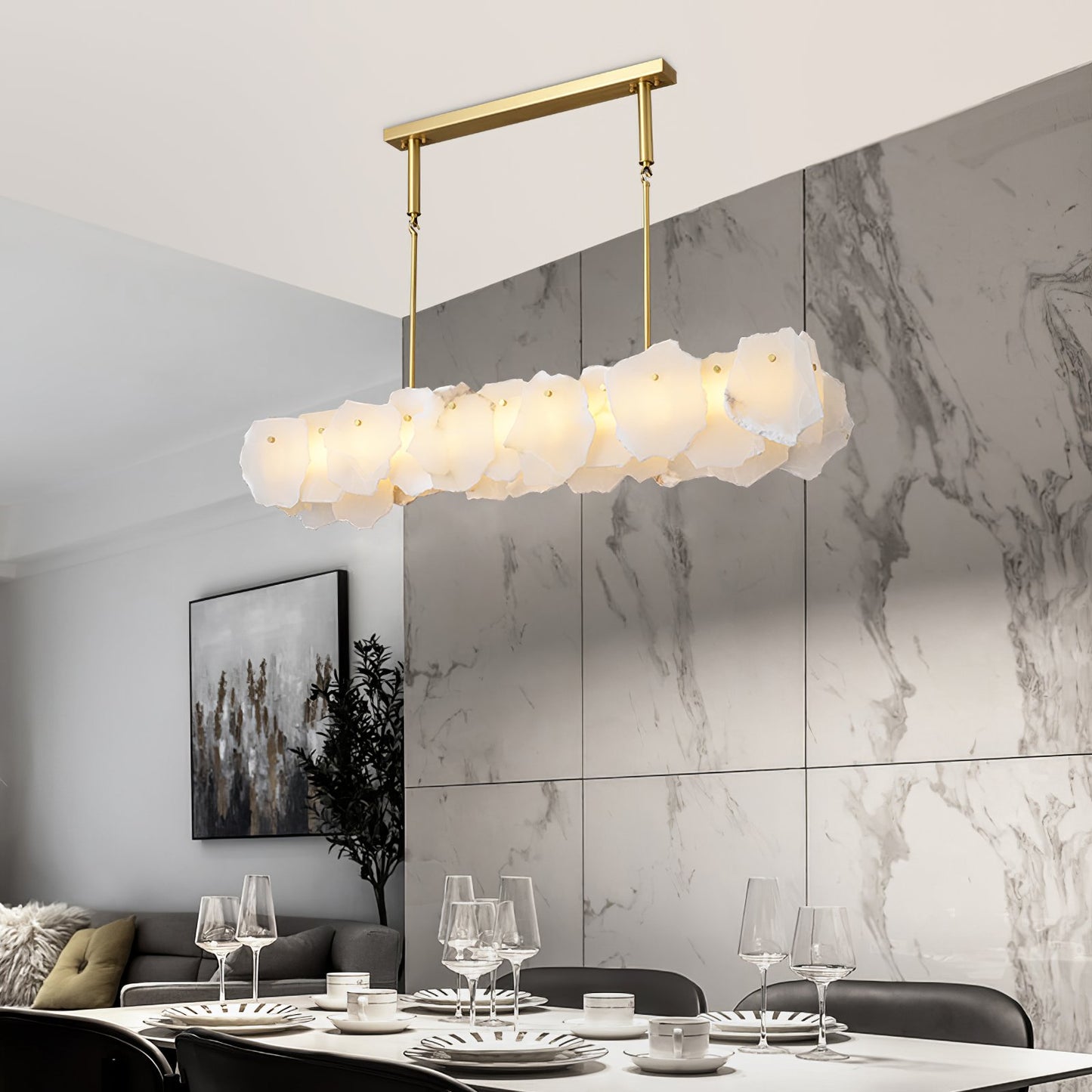 Magari Alabaster Chandelier