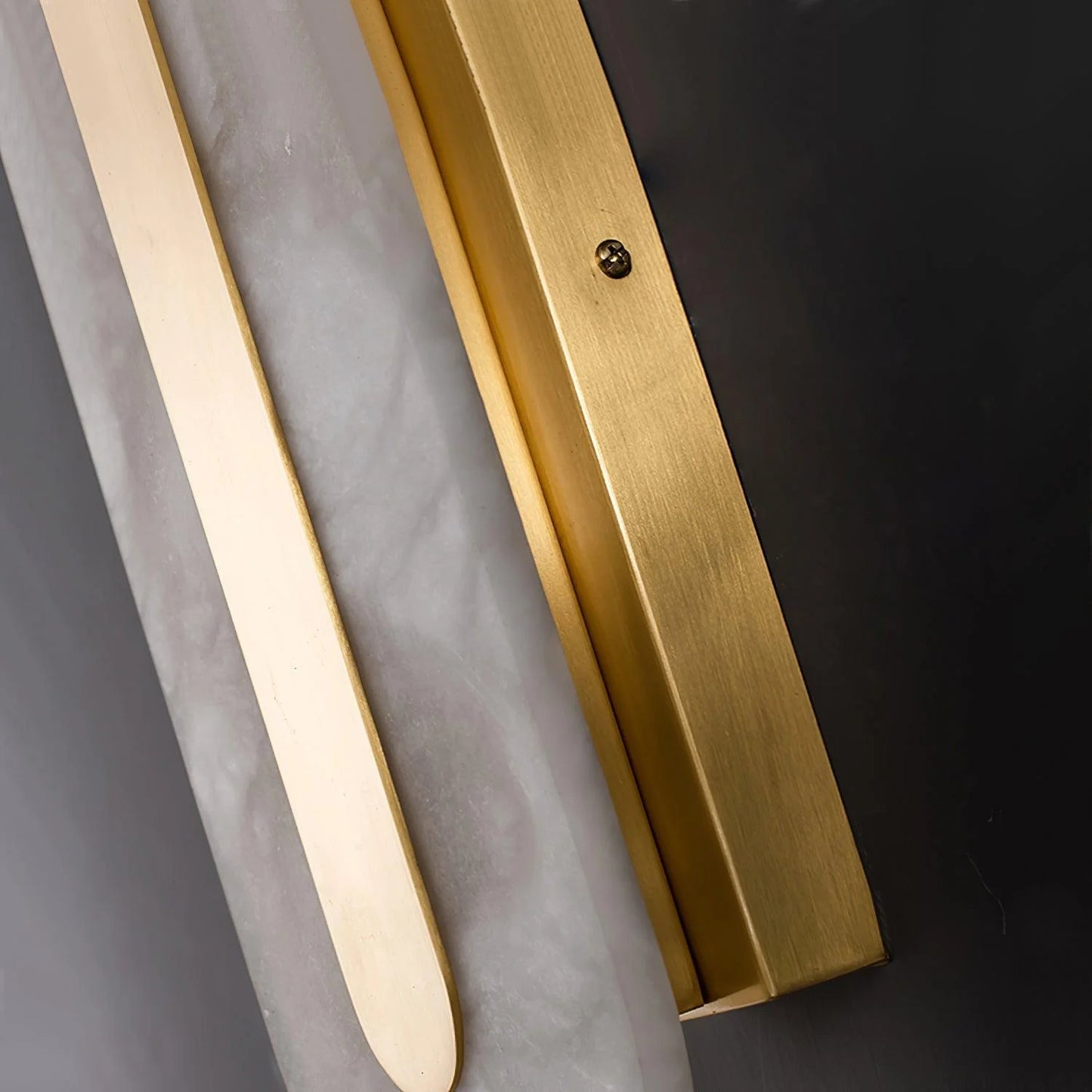 Alabaster Rounded Wall Light