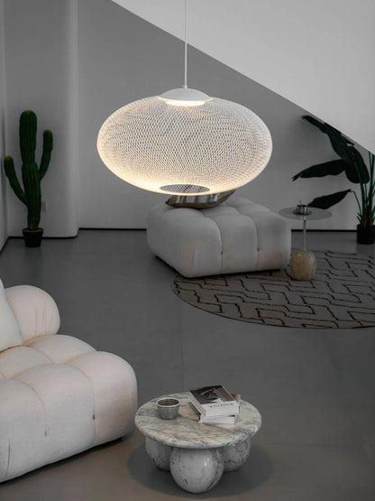 Metallic Meshwork Pendant Lamp