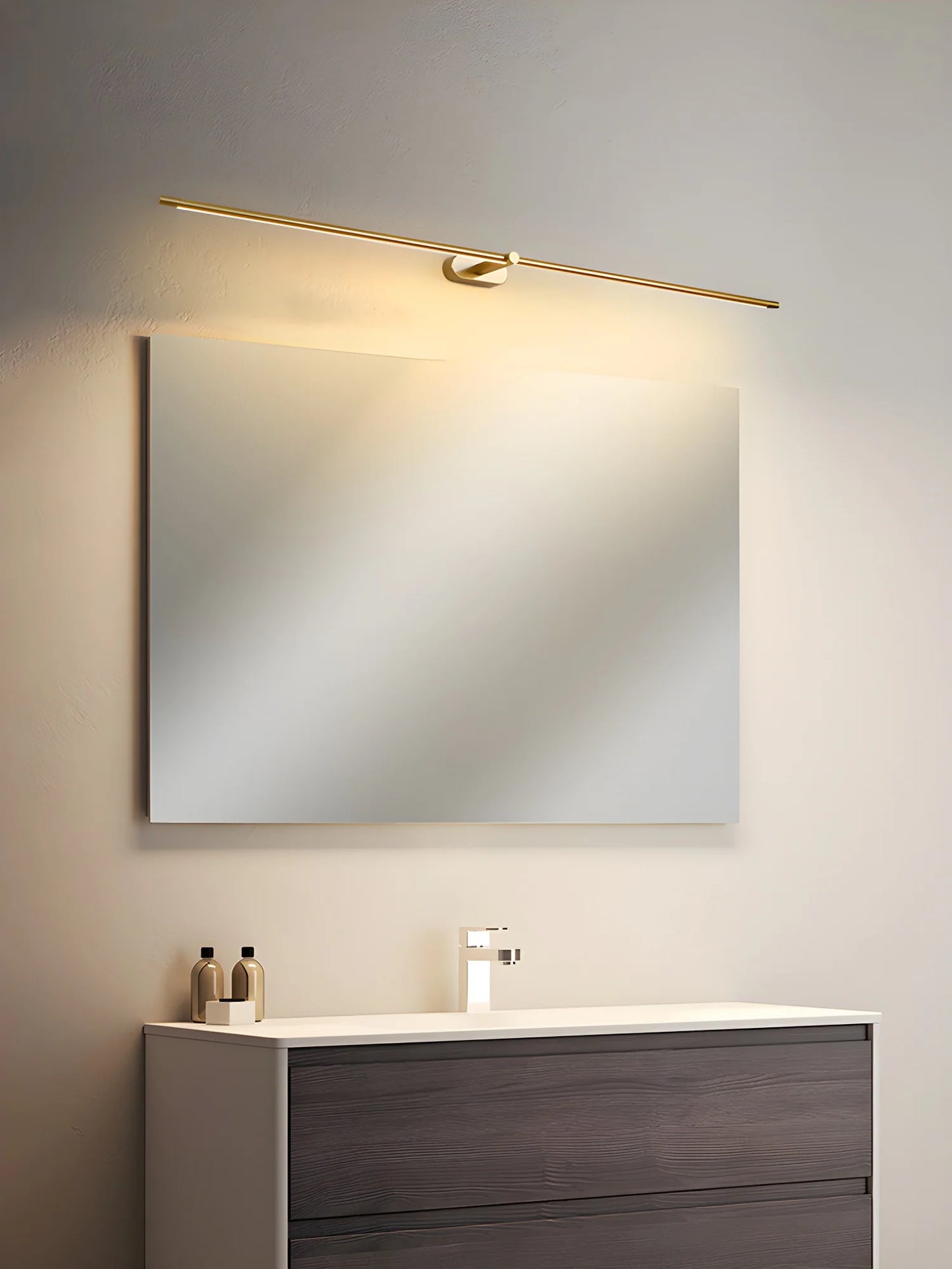Minimalist Linear Wall Lamp with Plug