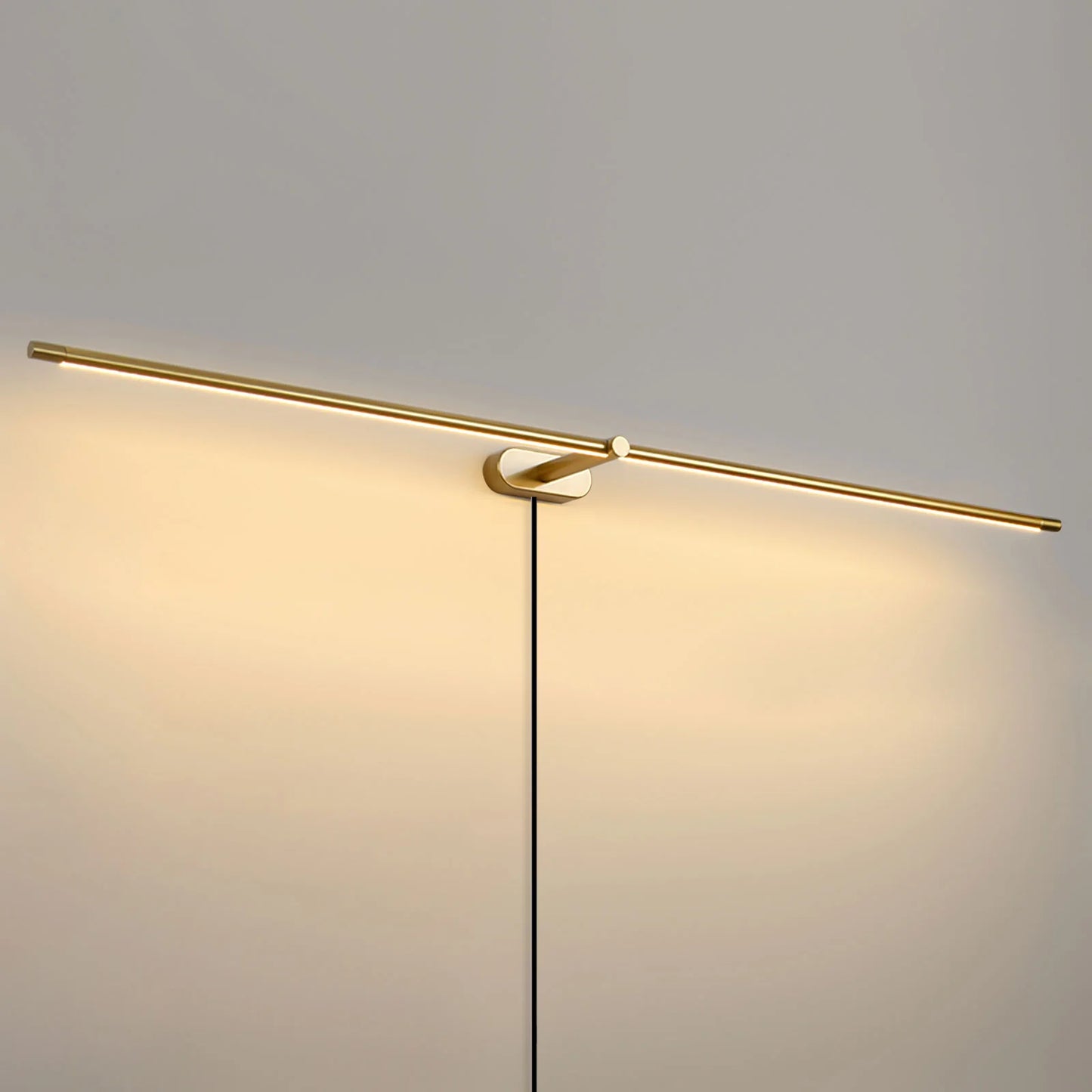 Minimalist Linear Wall Lamp with Plug