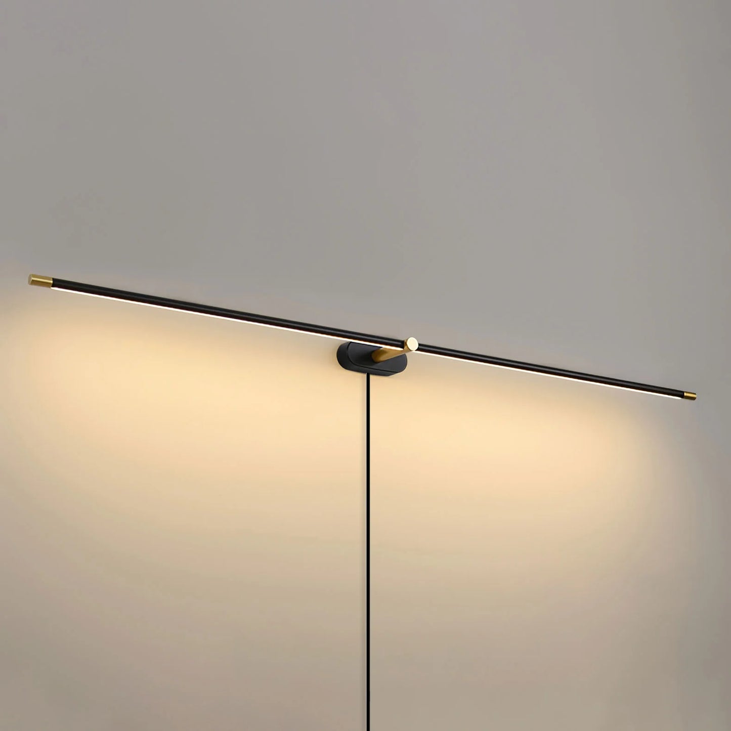 Minimalist Linear Wall Lamp with Plug