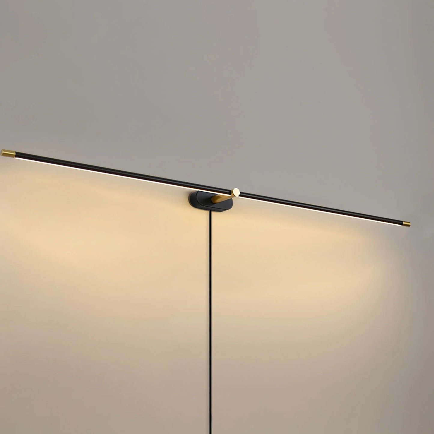 Minimalist Linear Wall Lamp with Plug