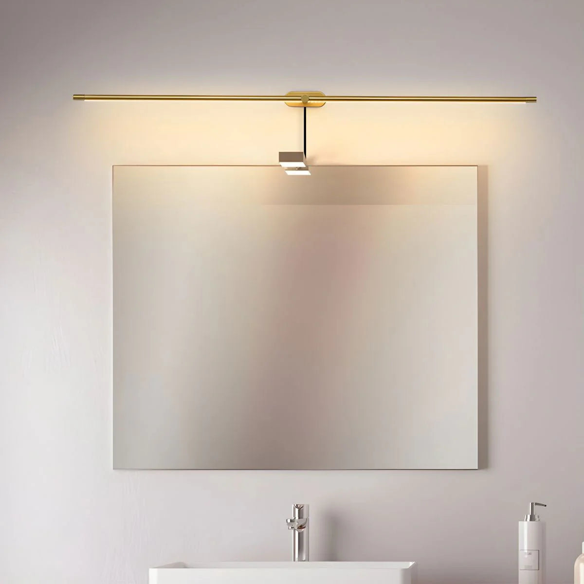 Minimalist Linear Wall Lamp with Plug