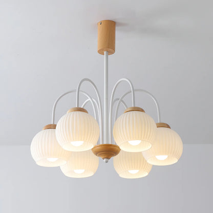 Molecural Wood Chandelier