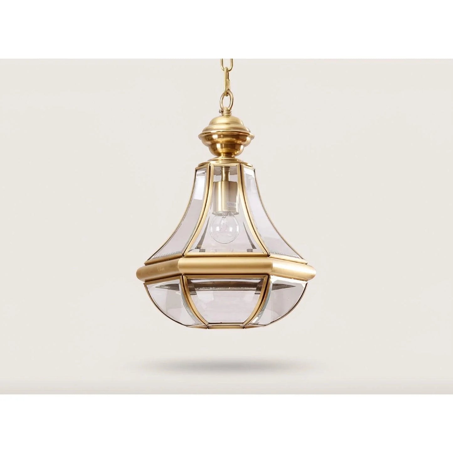 Monterey Polished Brass Outdoor Pendant Light