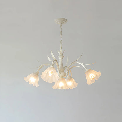 Murano Cream Chandelier