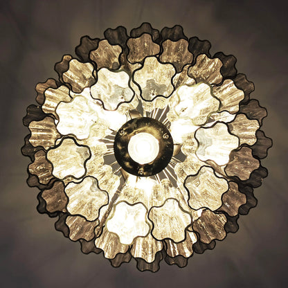 Murano Smoked Tubes Chandelier