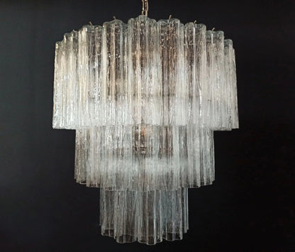 Murano Transparent Tubes Chandelier