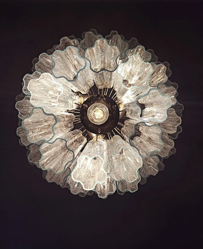 Murano Transparent Tubes Chandelier