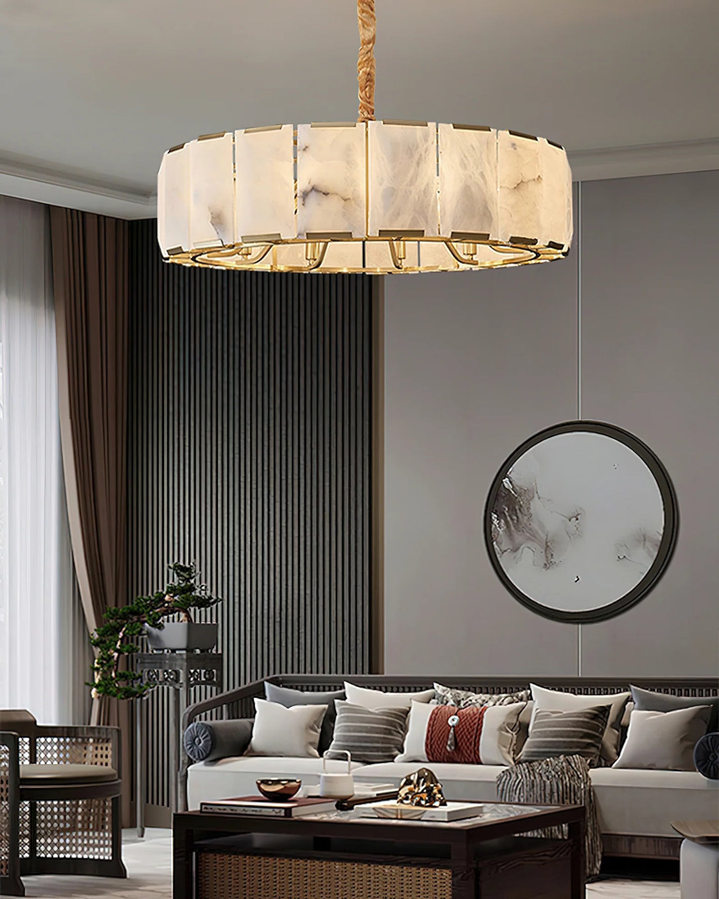 Nashima Alabaster Chandelier