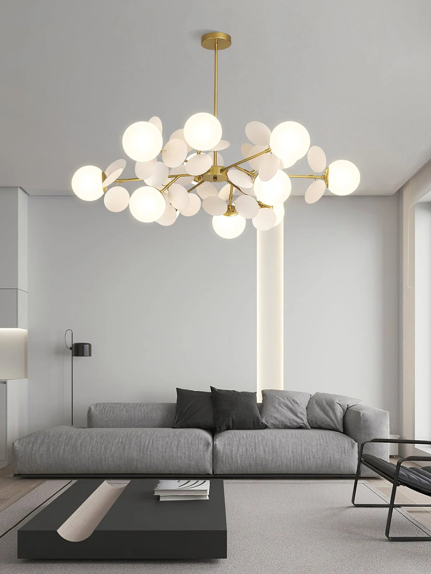 Off White Tree Chandelier